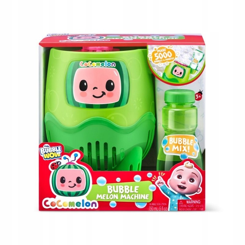ZURU BUBBLE WOW COCOMELON Výrobník bublín + bublinková tekutina
